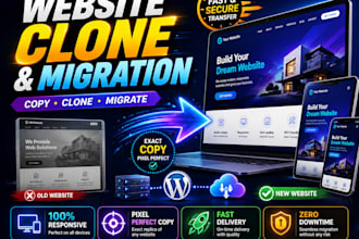 copy clone redesign revamp and migrate your wordpress website