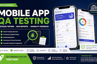 perform professional mobile app QA testing
