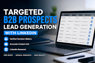 build targeted b2b prospect lists using linkedin