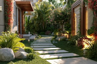 do backyard landscape design as landscape architect
