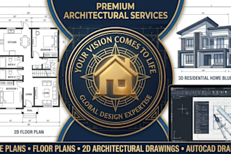 design professional house plans, floor plans, and architectural drawings