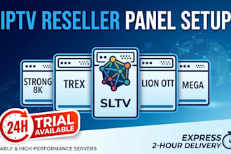configure reseller panel, strong8k, trex, sltv, lion ott, mega, reseller panel