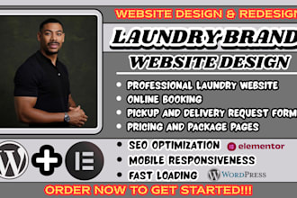 laundry website, dry cleaning website, laundry service website, laundromat