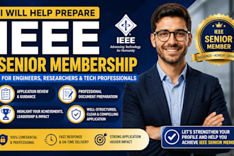 help prepare ieee senior membership for engineers, researchers,tech professional