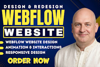 design 3d animated webflow website, webflow expert, webflow website development