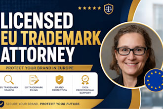 be your licensed UK, europe trademark registration attorney, trademark search