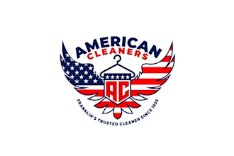 design american cleaners dry cleaning logo