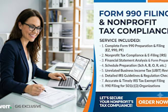 efile 501c3 US tax forms 990n, 990ez