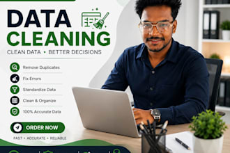 clean, format, and organize excel or CSV data