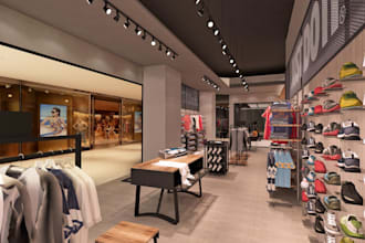 create photorealistic 3d retail store designs and renders