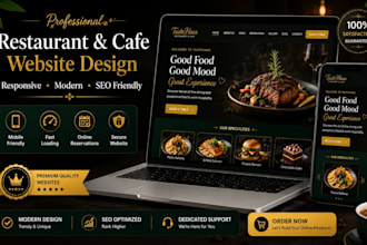 design  restaurant and cafe websites