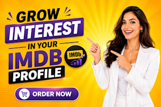 promote your imdb profile and boost your starmeter ranking