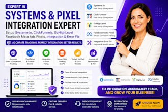 setup systeme io, clickfunnels, gohighlevel facebook meta ads pixels integration