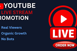 organically promote your youtube livestream for real viewers and engagement
