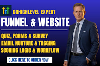 build gohighleve quiz funnel ghl survey ghl form ghl automation ghl funnel