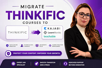 migrate thinkific courses to kajabi learnworlds teachable lms website