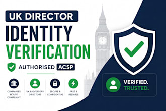 verify your UK companies house director identity as an authorised acsp