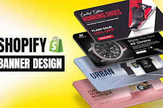 design high converting shopify ecommerce banners and hero sections