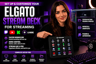 set up and customize your elgato stream deck for streaming