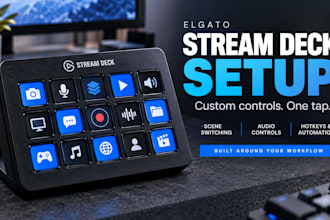 set up and customize your elgato stream deck for streaming