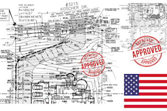 california permit plan site grading plan stormwater drainage plan city stamp