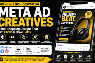 design high converting facebook and instagram image ads