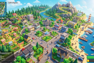 build a custom roblox game, roblox map, obby, scripting, gui, and animation