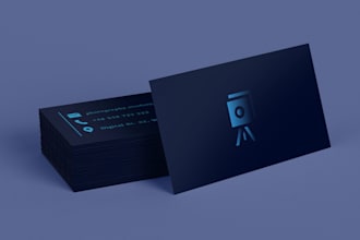 design an elegant modern business card