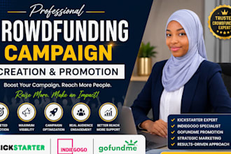 create and promote gofundme crowdfunding campaign
