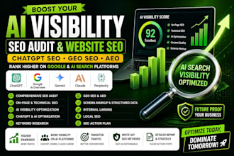 increase ai visibility score in chatgpt claude gemini website audit geo seo aeo