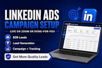 set up your linkedin ads campaign