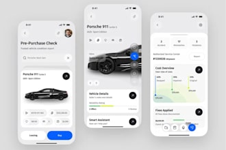 build a custom vr ai car inspection app, car auction app, car dealership app