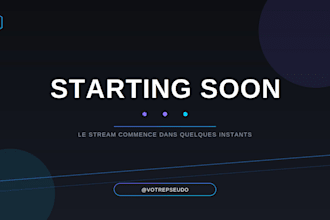 design a custom stream overlay pack for your twitch channel