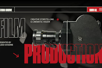 design film pitch deck movie investor deck tv series screenplay presentation