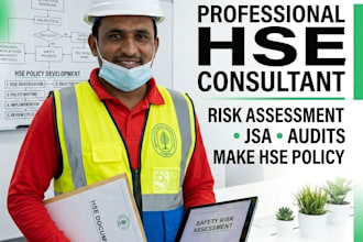 design an industry standard hse policy and documentations