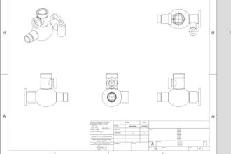 create professional 2d technical drawings