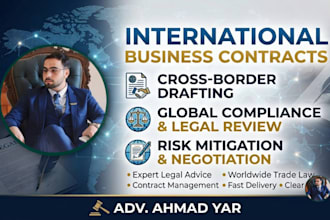 draft international business and cross border contracts