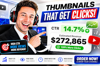 design amazing youtube thumbnail