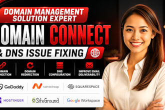 connect domain from godaddy to shopify, website, squarespace, wix, fix email dns