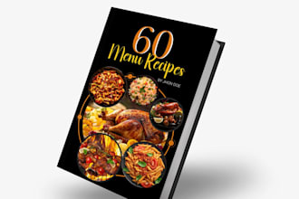 design professional cookbook cover
