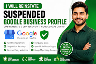reinstate suspended google business profile and fix gmb suspension,gmb reinstate