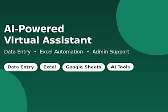 be your ai powered virtual assistant for data entry and excel