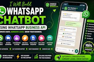 build whatsapp chatbot using whatsapp business api