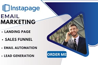 create instapage landing page cro lead generation sales funnel