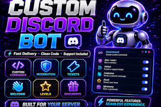 develop a custom discord bot for your server