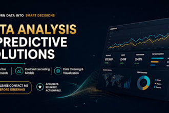 build interactive data analysis and predictive dashboards