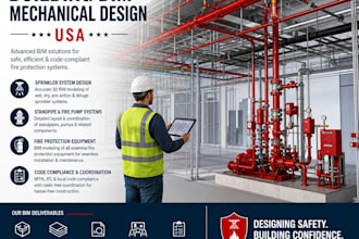 fire protection building bim mechanical design USA