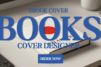 design a professional book cover or kindle ebook cover
