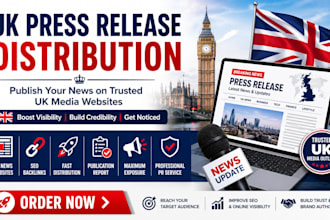 do UK press release distribution with SEO backlinks