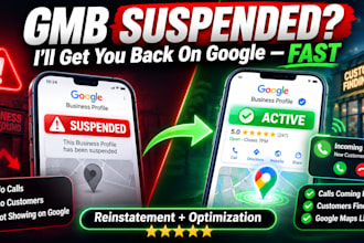 reinstate suspended google business profile and fix gmb suspension